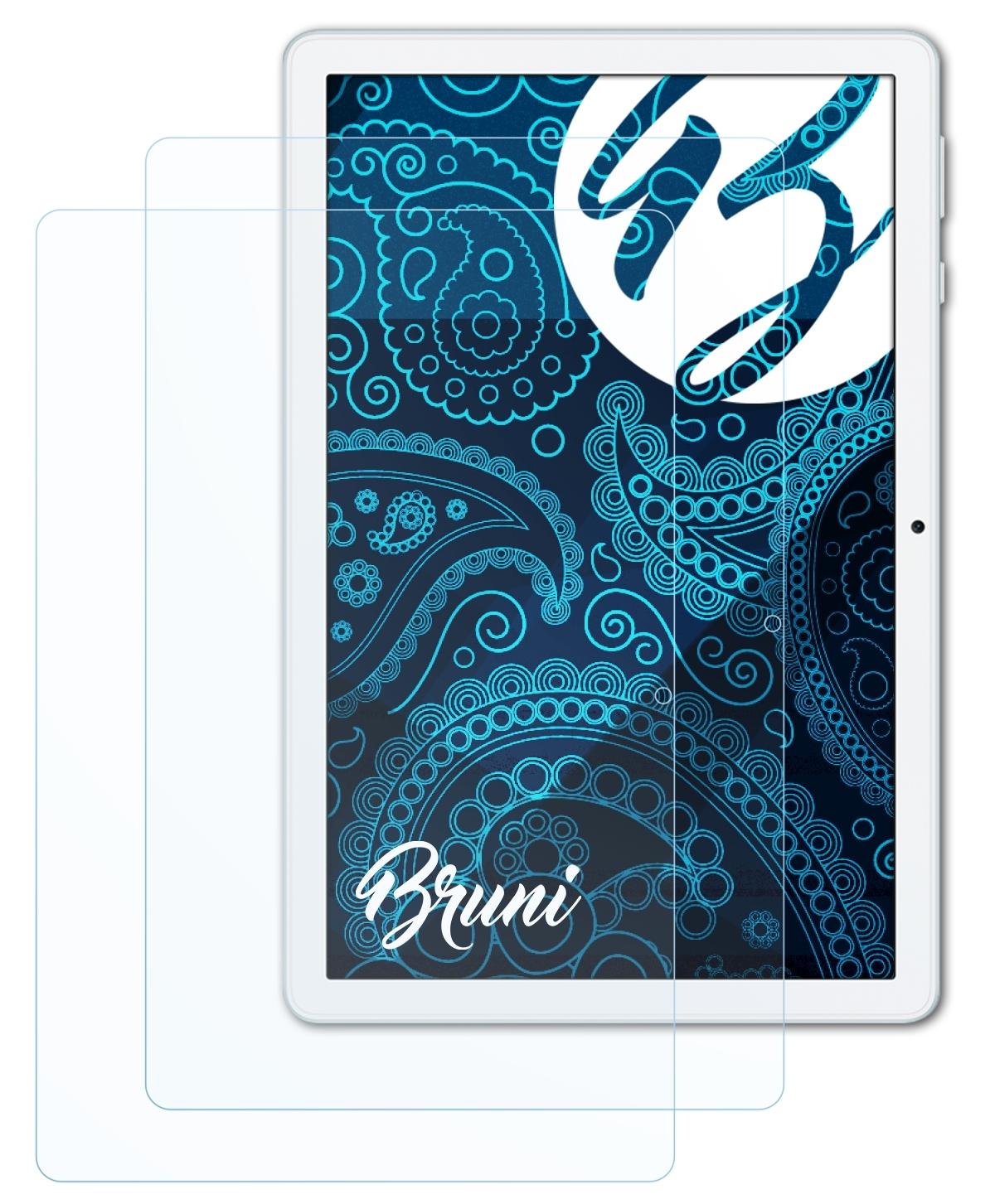 BRUNI 2x Basics-Clear Schutzfolie(für X8 Lite) Pad Honor