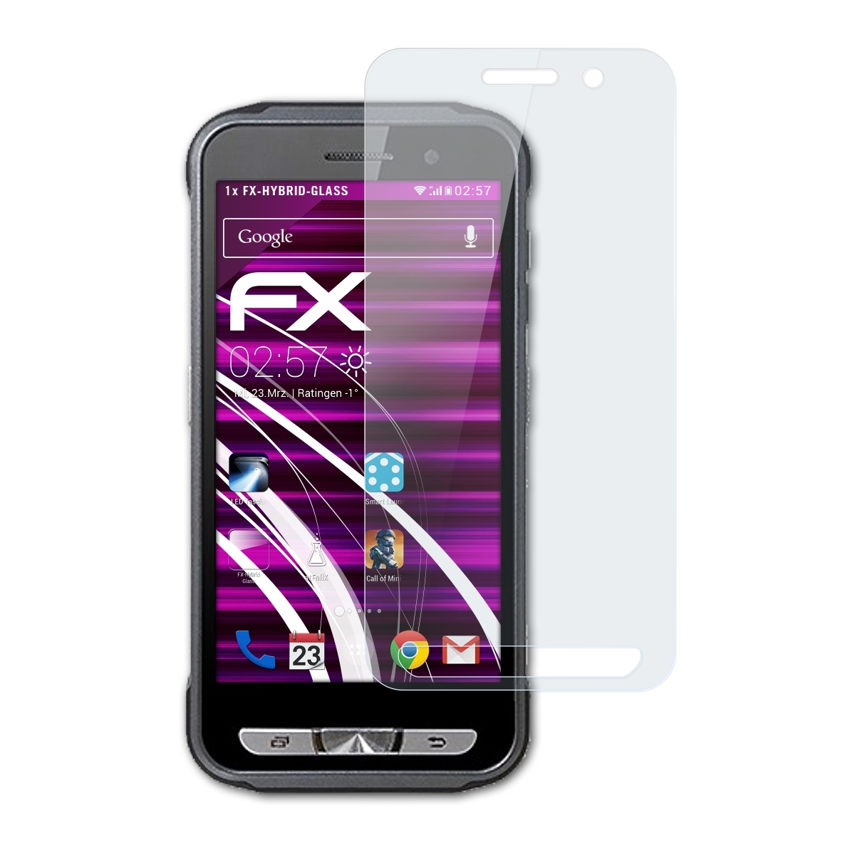 Point ATFOLIX Mobile Schutzglas(für PM45) FX-Hybrid-Glass