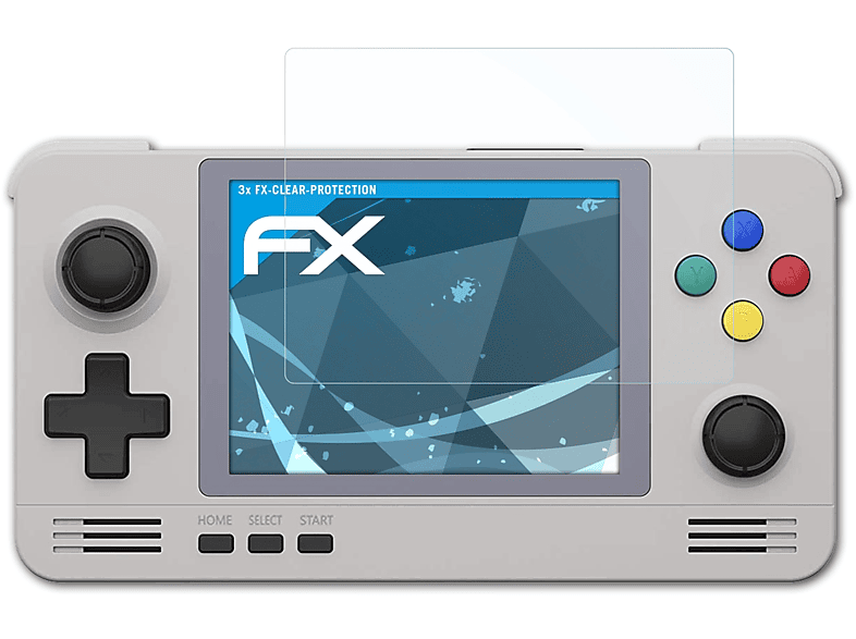 Retroid FX-Clear 3x (RP2)) 2 Displayschutz(für ATFOLIX Pocket