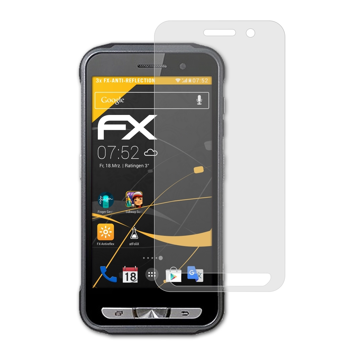 Displayschutz(für PM45) 3x Mobile FX-Antireflex ATFOLIX Point