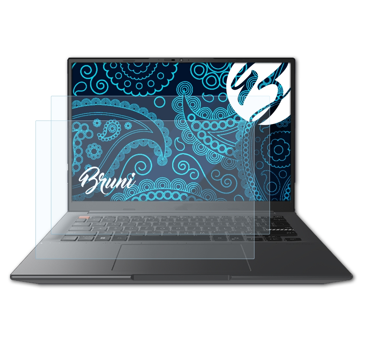 BRUNI VivoBook Basics-Clear OLED Asus (M3402)) 2x Schutzfolie(für S14