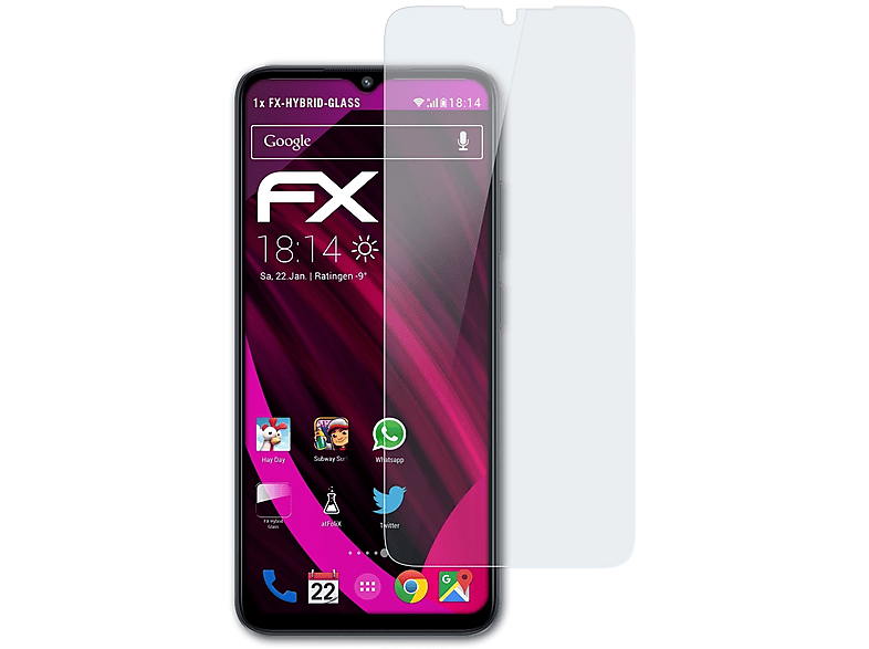 ATFOLIX FX-Hybrid-Glass Schutzglas(für M5) Xiaomi Poco