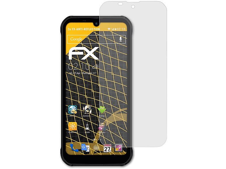 FX-Antireflex X) Volla Phone 3x Displayschutz(für ATFOLIX