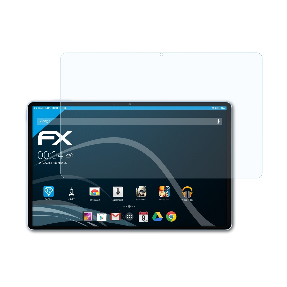 ATFOLIX 2x FX-Clear Displayschutz(für Realme X) Pad
