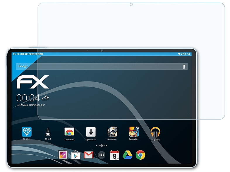 ATFOLIX 2x FX-Clear Displayschutz(für Realme X) Pad