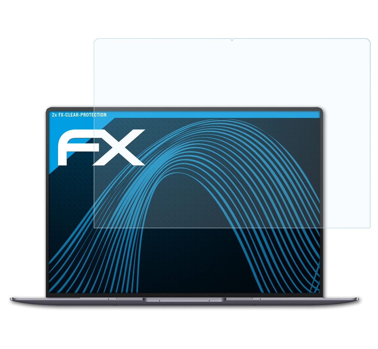 MateBook Pro X Displayschutz(für Huawei ATFOLIX (2022)) FX-Clear 2x
