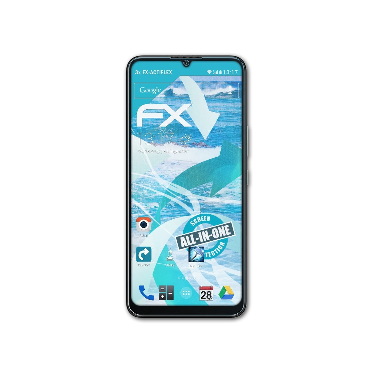 Displayschutz(für FX-ActiFleX Nokia 3x C31) ATFOLIX