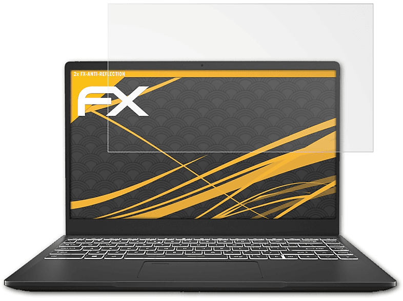 ATFOLIX 2x FX-Antireflex Displayschutz(für MSI Summit B14)