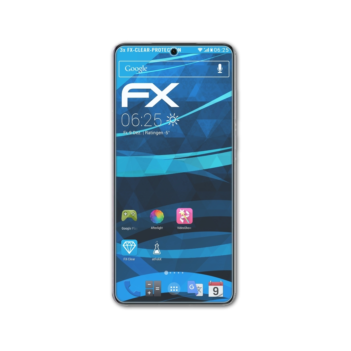 Displayschutz(für Mate Huawei ATFOLIX 3x FX-Clear 50)