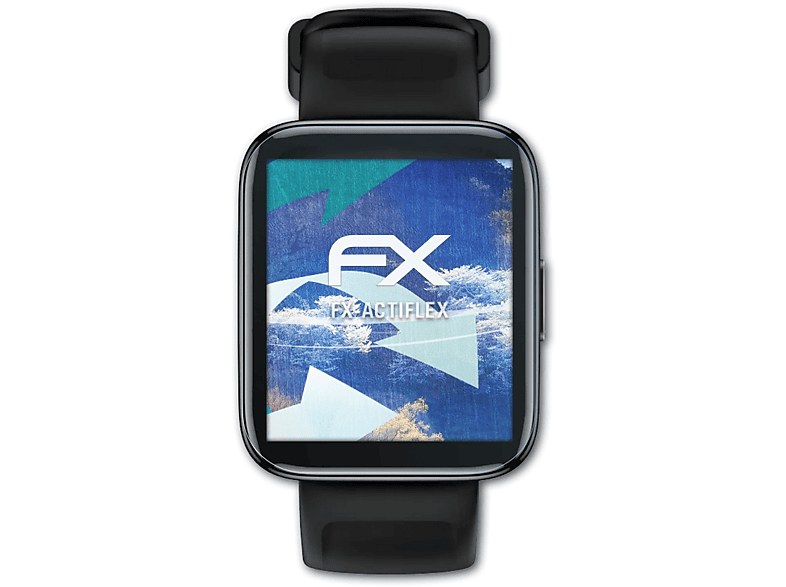 ATFOLIX 3x FX-ActiFleX Displayschutz(für Realme Watch 3 Pro)
