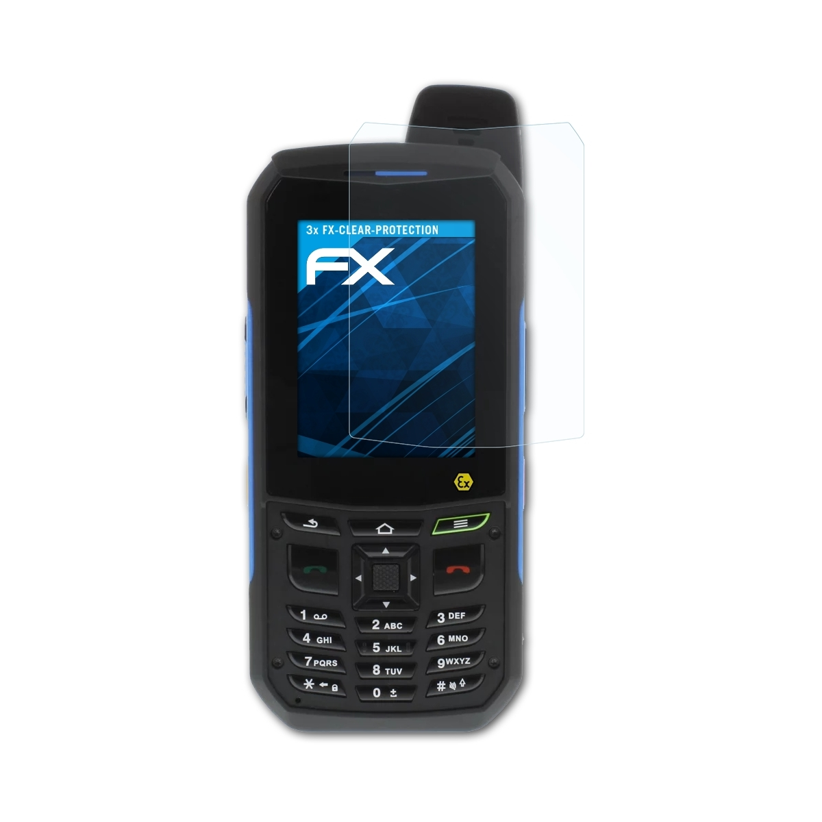 ATFOLIX FX-Clear ecom 3x Ex-Handy Displayschutz(für 09)