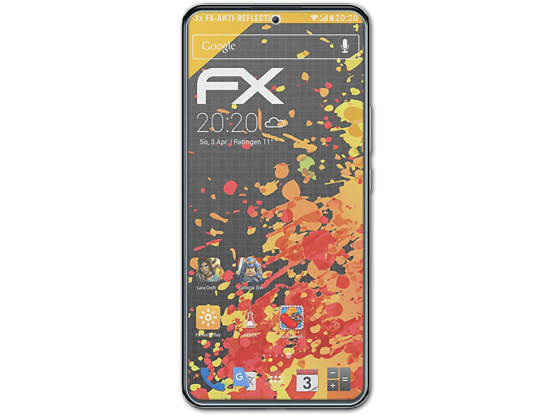 ATFOLIX 3x FX-Antireflex Displayschutz(für Xiaomi 12T)