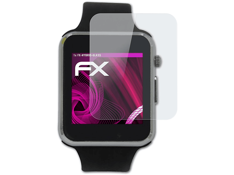 ATFOLIX FX-Hybrid-Glass Schutzglas(für Cares.Watch Work) 4