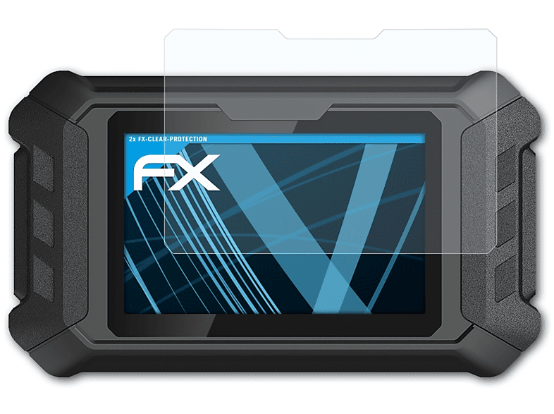 ATFOLIX 2x FX-Clear Displayschutz(für OBDStar P50)