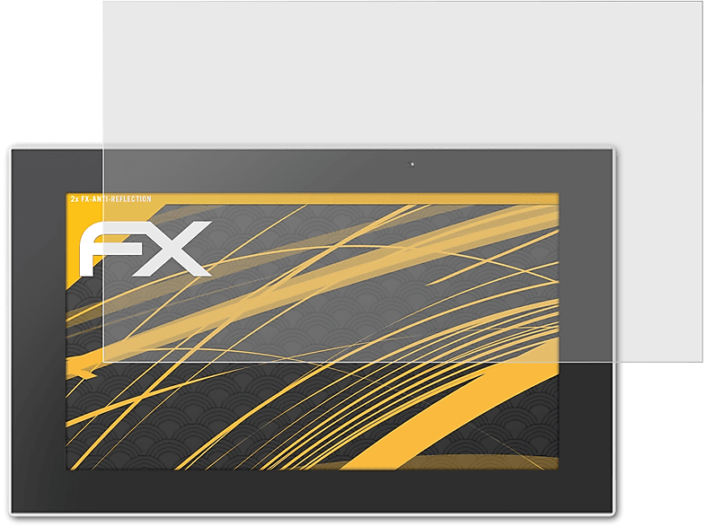 ATFOLIX 2x FX-Antireflex Displayschutz(für Elsner Fabro KNX)