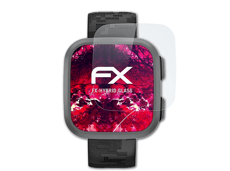 ATFOLIX FX-Hybrid-Glass Schutzglas(für Garmin Bounce) | Smartwatch Schutzfolien & Gläser