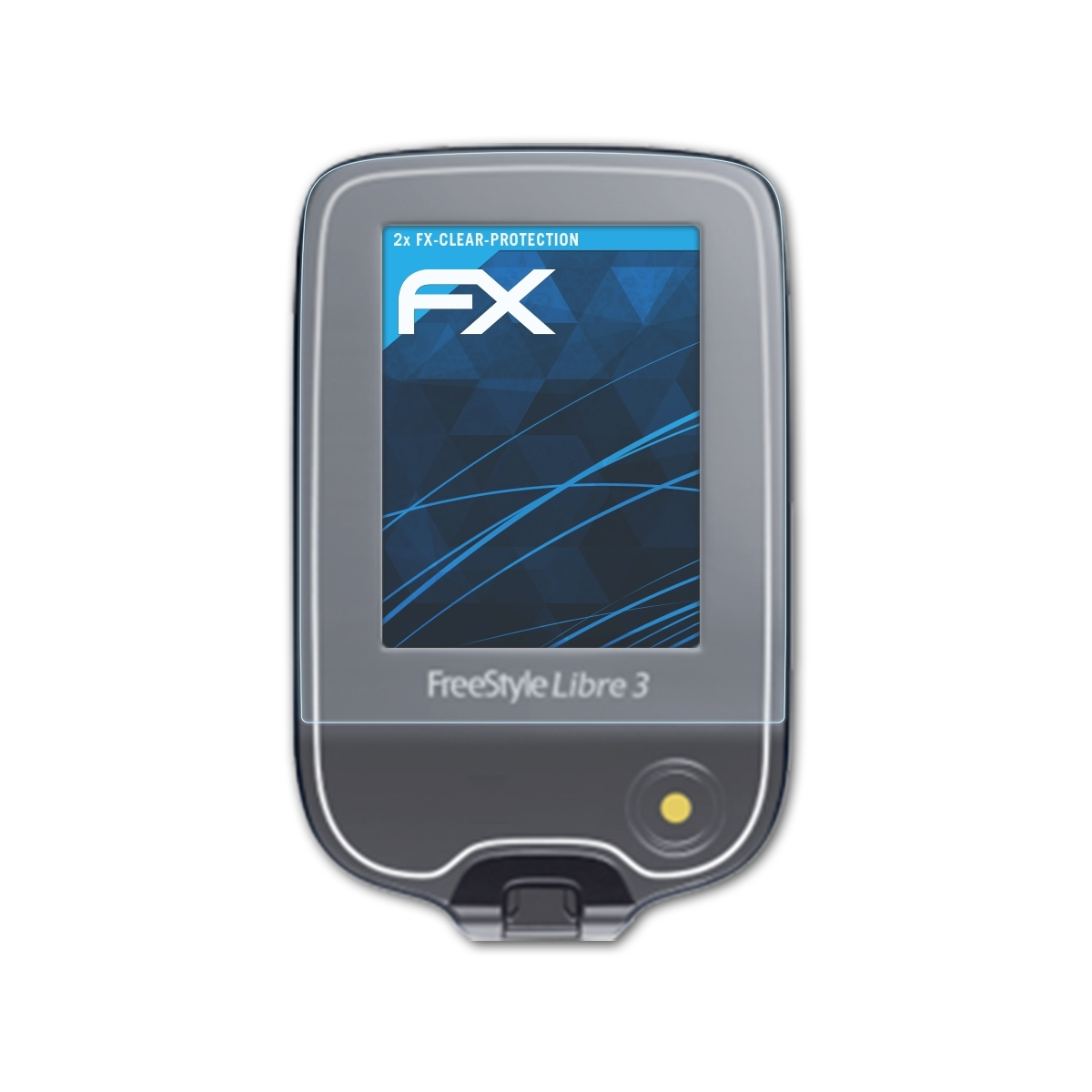 FreeStyle ATFOLIX 3) FX-Clear Displayschutz(für Libre 2x