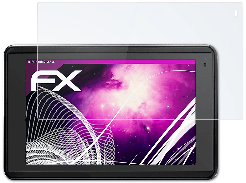 ATFOLIX FX-Hybrid-Glass Garmin Schutzglas(für 660) Aera