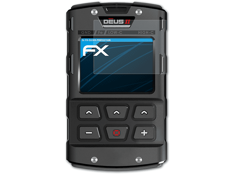 II) Deus FX-Clear Displayschutz(für XP 2x ATFOLIX Detectors XP