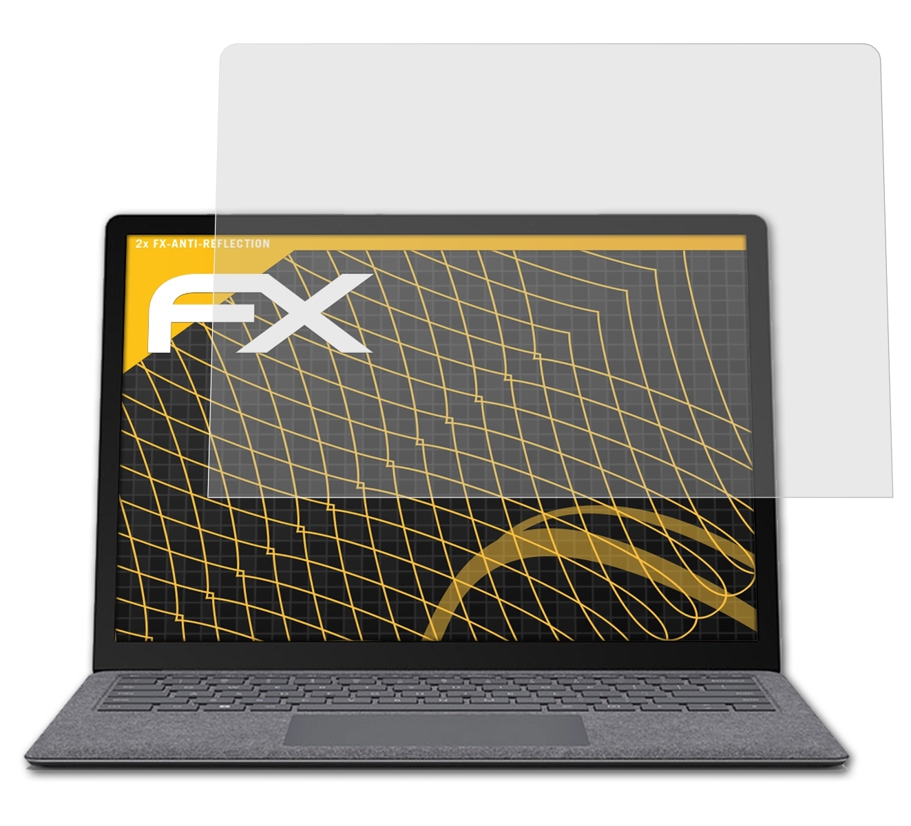 ATFOLIX 2x FX-Antireflex Microsoft Laptop (15 Inch)) Displayschutz(für Surface 5