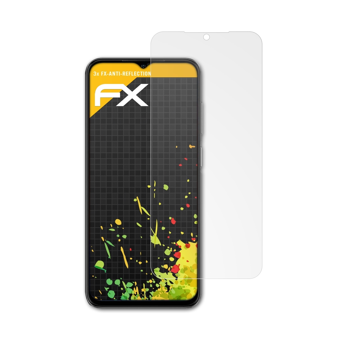 ATFOLIX 3x FX-Antireflex Displayschutz(für Note 14) Ulefone