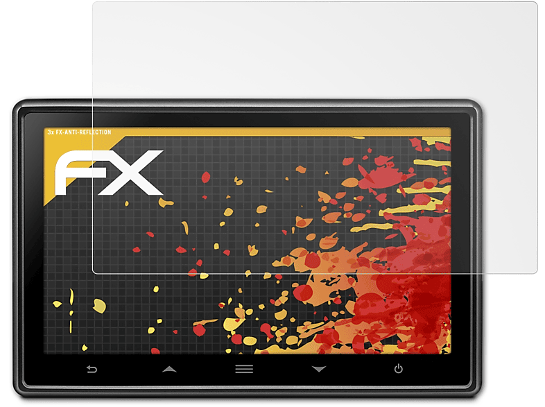 ATFOLIX 3x FX-Antireflex Displayschutz(für Garmin GNX 120)