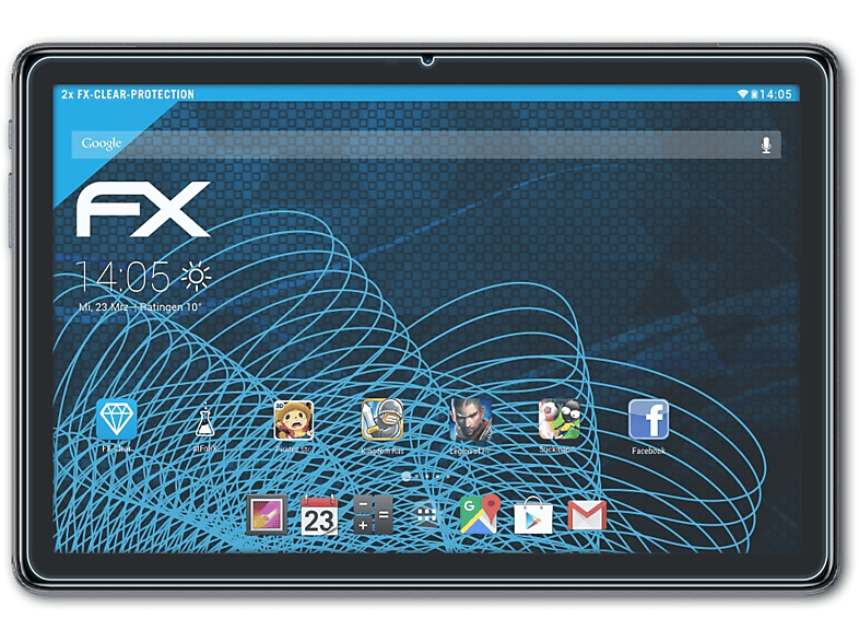 Offerte ATFOLIX 2x FX-Clear Displayschutz(für T10) Doogee