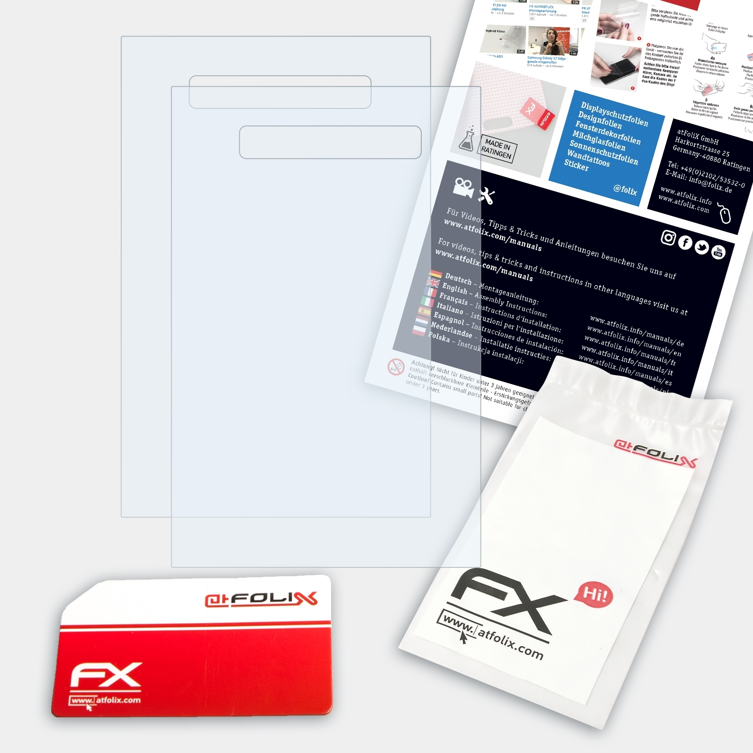 ATFOLIX 2x XP-PEN Displayschutz(für FX-Clear Star G960S)