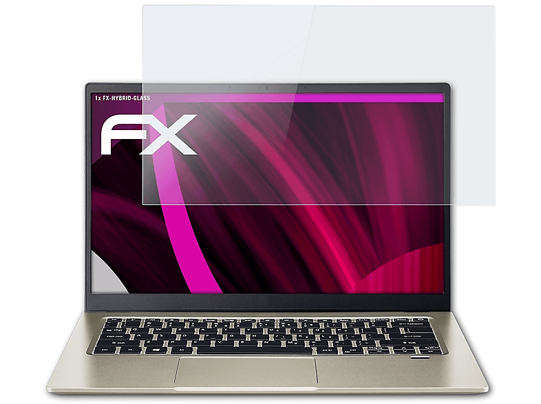 ATFOLIX FX-Hybrid-Glass Schutzglas(für Acer Swift 1 (SF114-34))