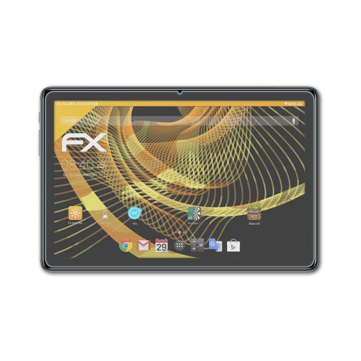 ATFOLIX FX-Antireflex 2x Displayschutz(für T10) Doogee