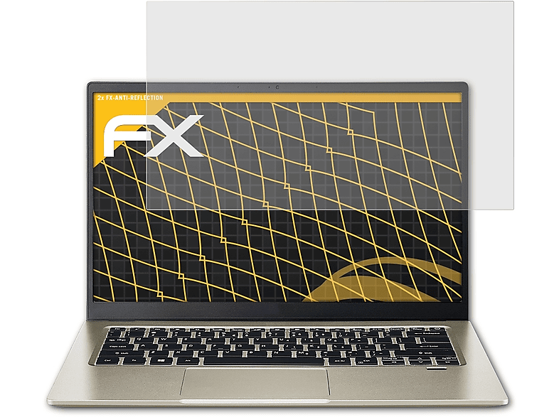Acer (SF114-34)) 1 Swift FX-Antireflex 2x Displayschutz(für ATFOLIX