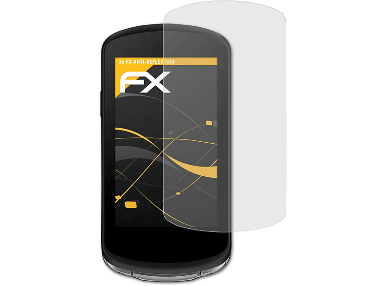 ATFOLIX 3x FX-Antireflex Displayschutz(für Garmin Edge 1040)