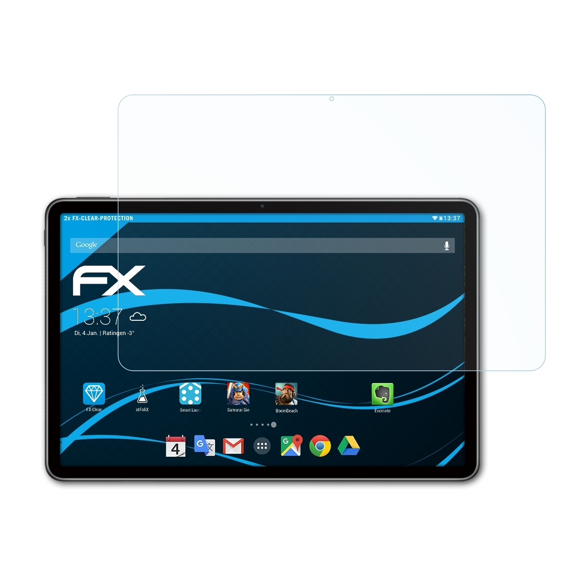 ATFOLIX MatePad Displayschutz(für C7) Huawei 2x FX-Clear