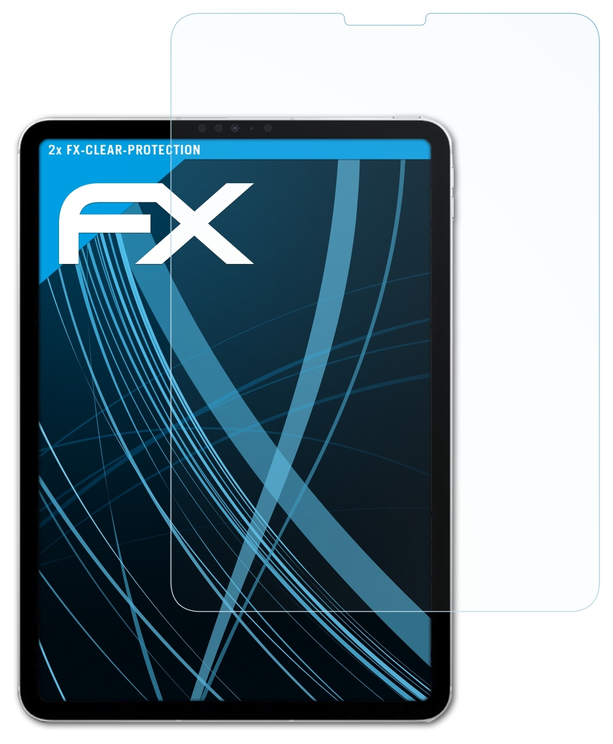 ATFOLIX Apple iPad 11 FX-Clear (2022)) Displayschutz(für 2x Pro