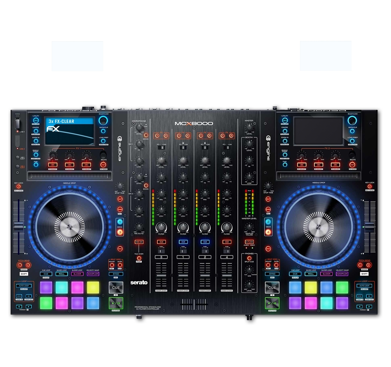 ATFOLIX 3x FX-Clear MCX8000) DJ Denon Displayschutz(für