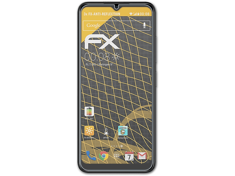 FX-Antireflex 3x X98) Doogee Displayschutz(für ATFOLIX