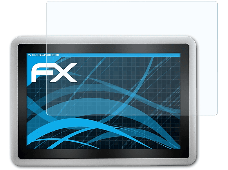 ATFOLIX 2x FX-Clear Displayschutz(für Nodka iTPC-H1012 (10.1 Inch))