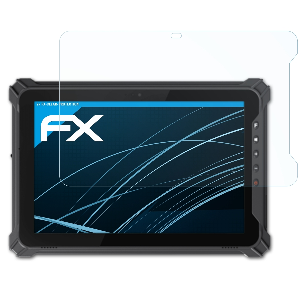 2x Rocktab FX-Clear Werock Displayschutz(für ATFOLIX S510)