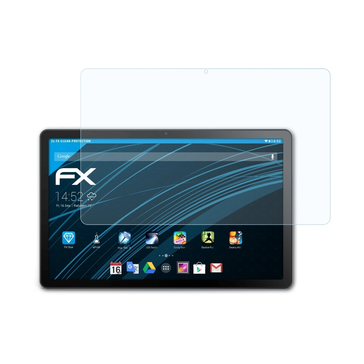 FX-Clear G62) Displayschutz(für Motorola Tab 2x ATFOLIX Moto