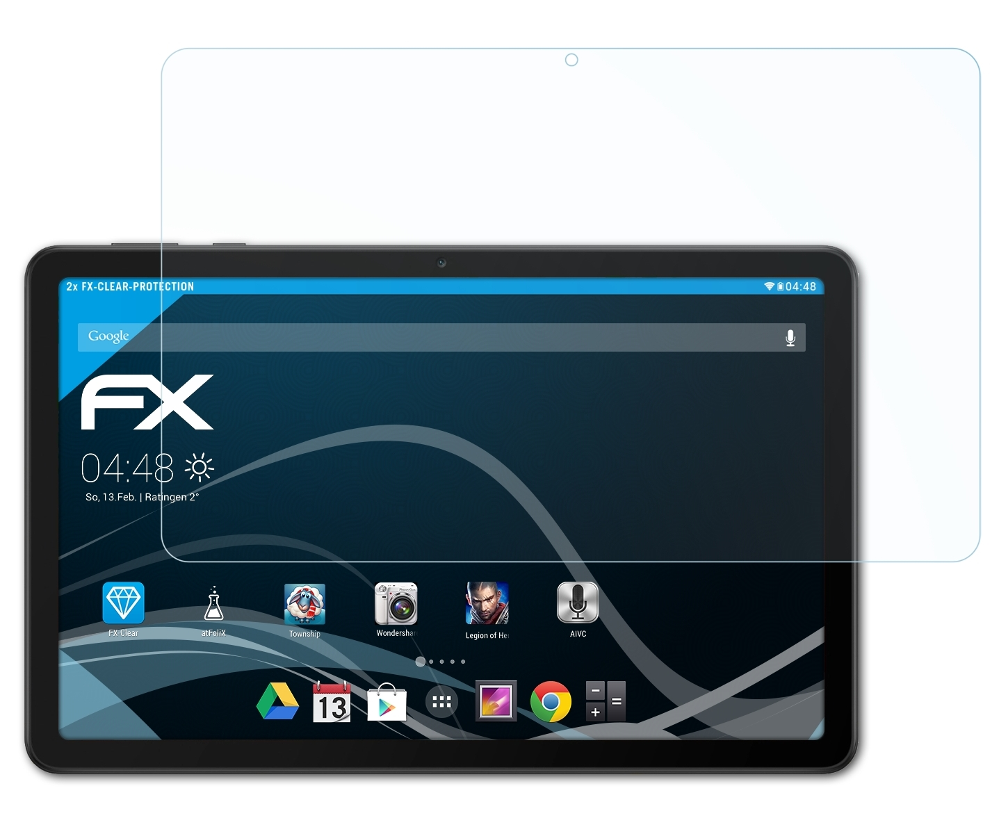 MatePad Huawei 2x ATFOLIX FX-Clear (10.4 SE Inch)) Displayschutz(für