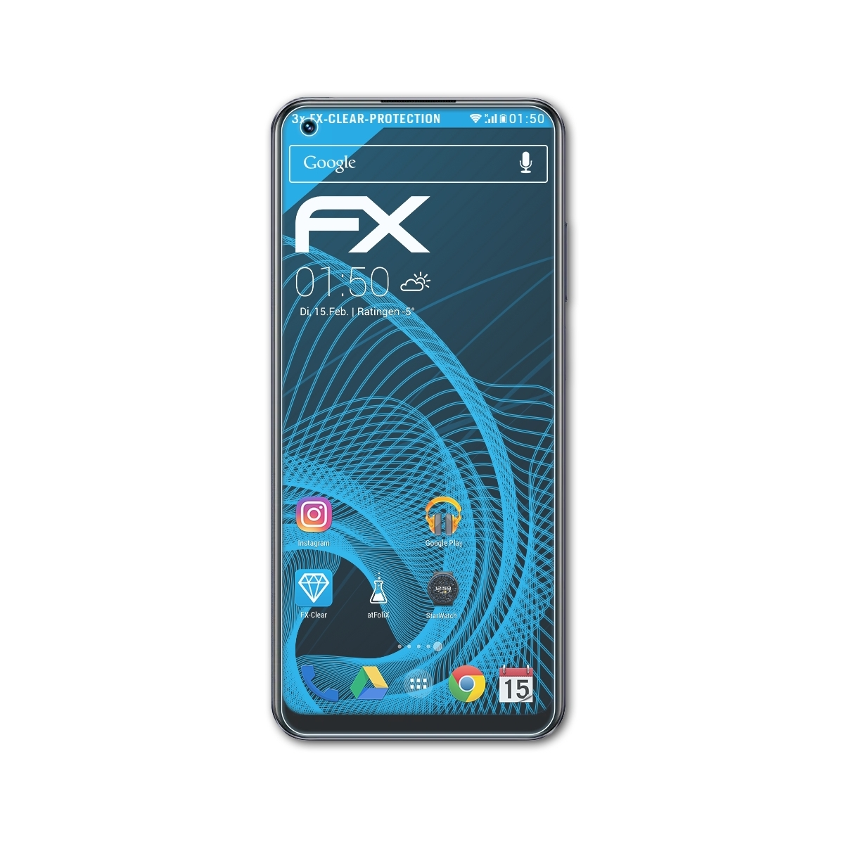 ATFOLIX Displayschutz(für 3x Realme FX-Clear 10)