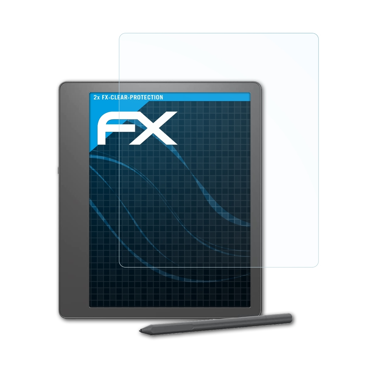 ATFOLIX 2x FX-Clear Scribe) Displayschutz(für Amazon Kindle