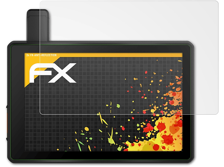 (8 Displayschutz(für inch)) FX-Antireflex Garmin ATFOLIX 3x Tread