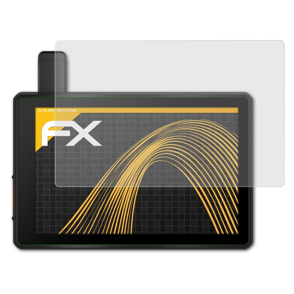 (8 FX-Antireflex 3x Garmin Tread Displayschutz(für inch)) ATFOLIX