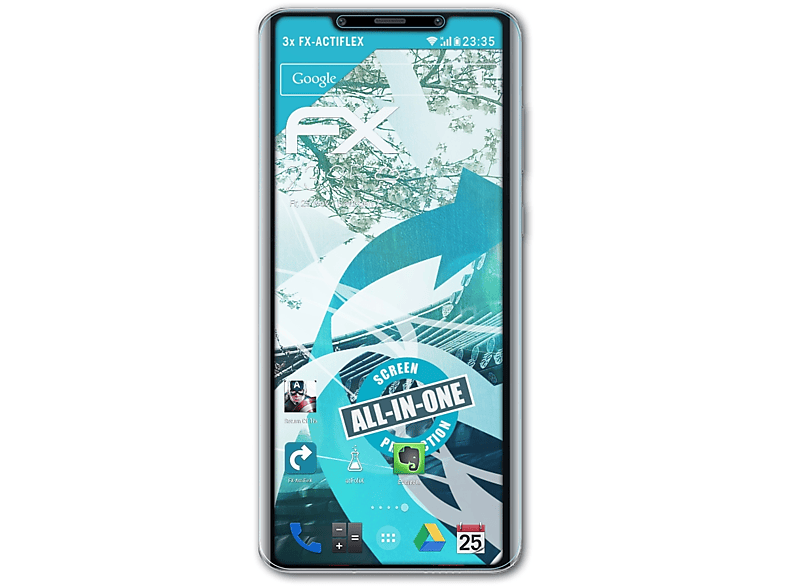 ATFOLIX 3x FX-ActiFleX Displayschutz(für Huawei Mate 50 RS) | Displayschutzfolien & Gläser
