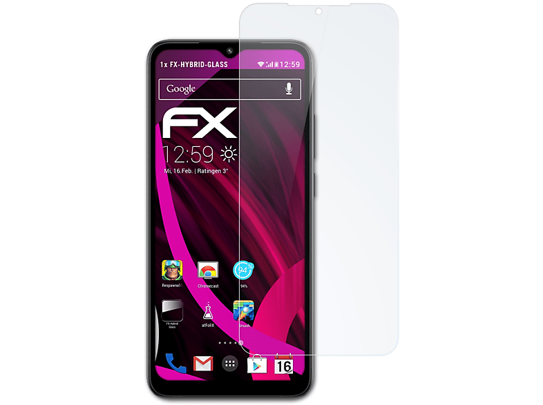 ATFOLIX FX-Hybrid-Glass Schutzglas(für Xiaomi Redmi A1 Plus)