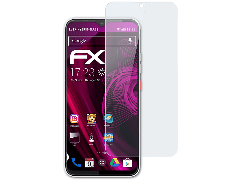 Phone 22) Schutzglas(für Volla FX-Hybrid-Glass ATFOLIX