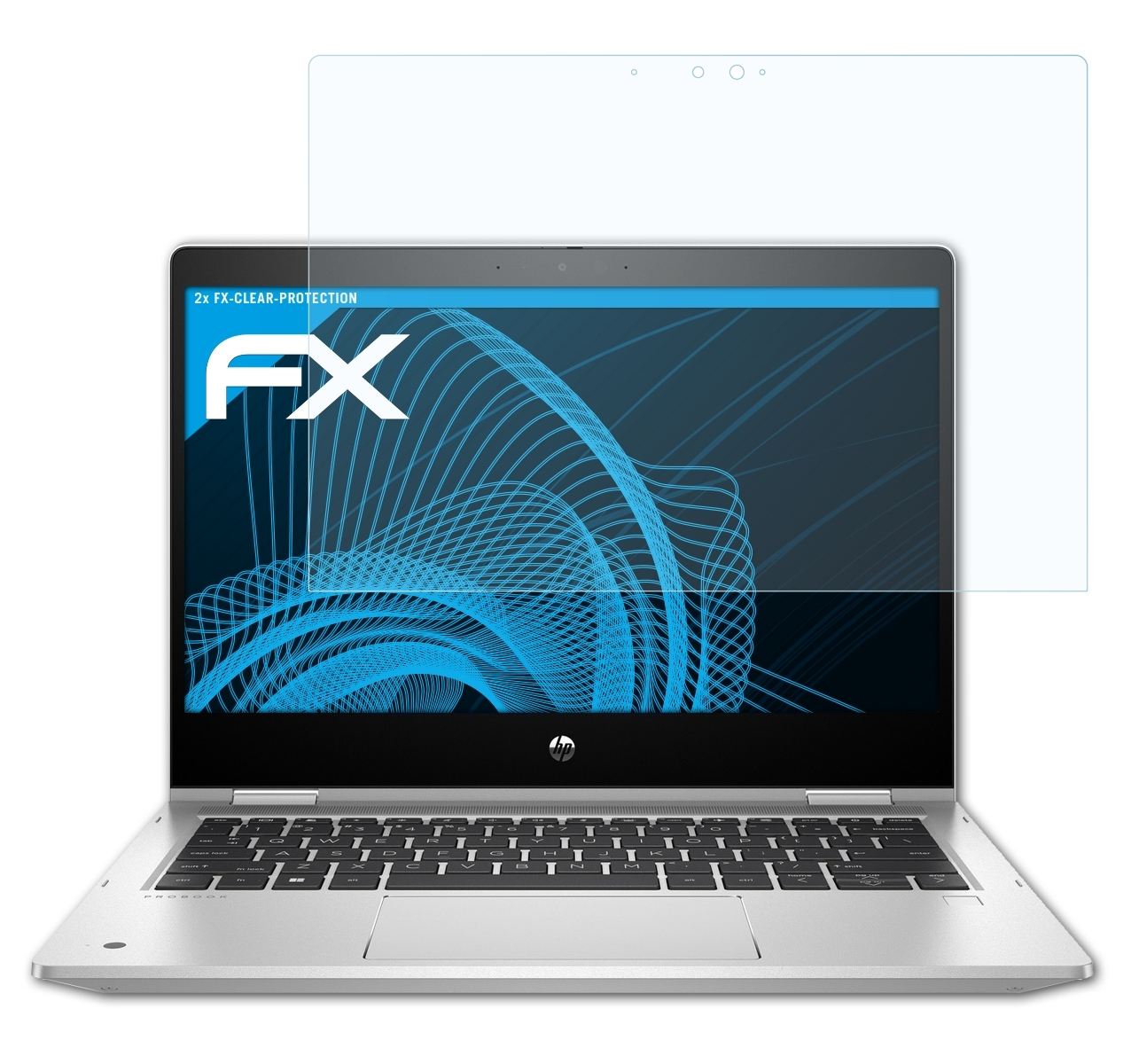 435 ATFOLIX HP x360 G9) FX-Clear Displayschutz(für 2x Pro
