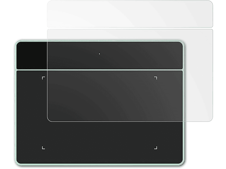ATFOLIX 2x matt&stoßfest Displayschutz(für XP-PEN Deco Fun S (CT640)) | Tabletschutzfolien