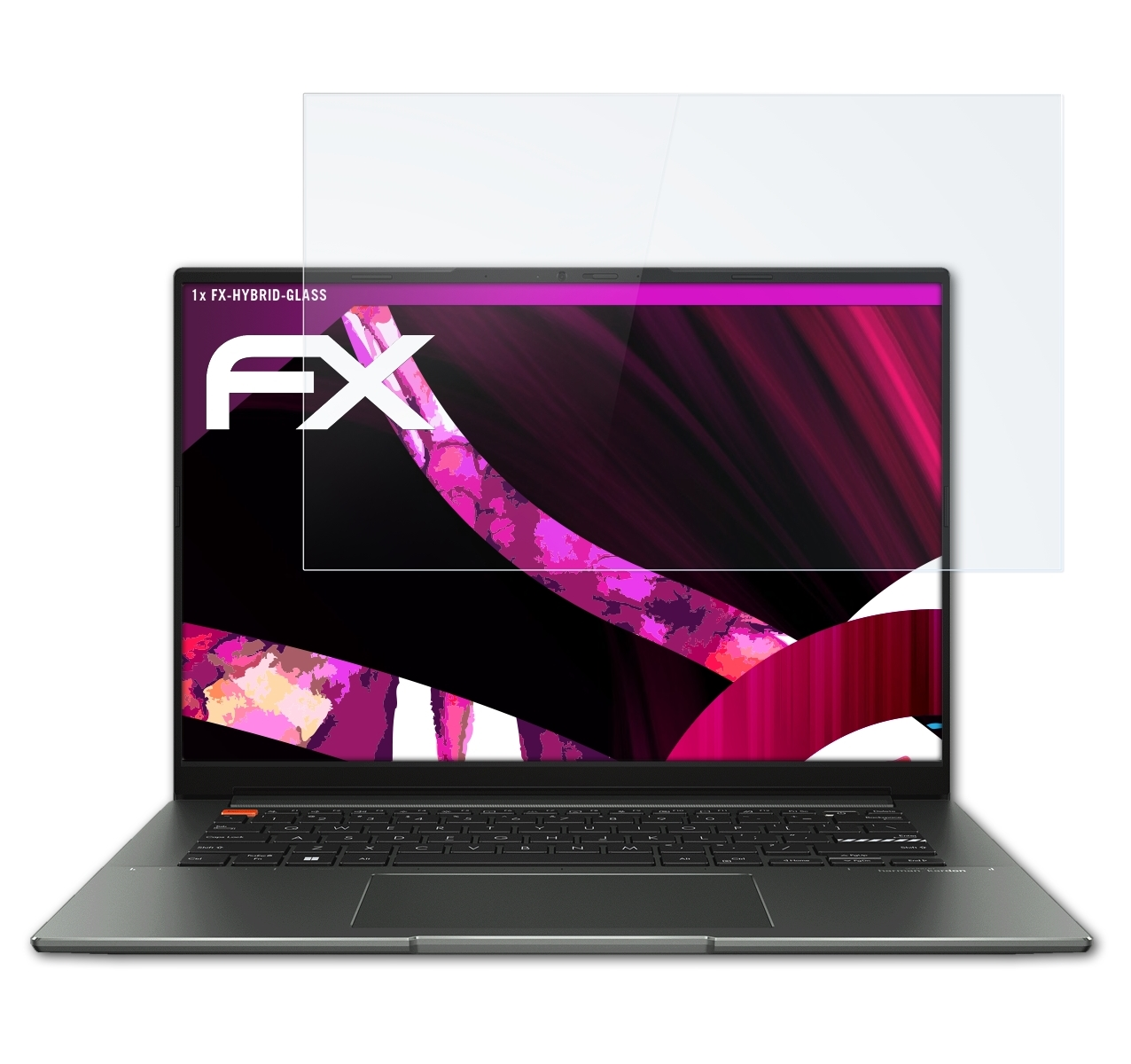 VivoBook (M5402)) FX-Hybrid-Glass Asus Schutzglas(für OLED ATFOLIX S14X